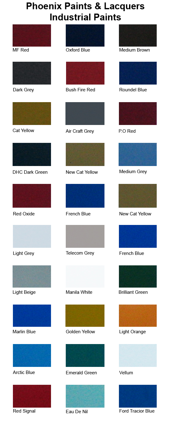 Industrial paints Industrial paints